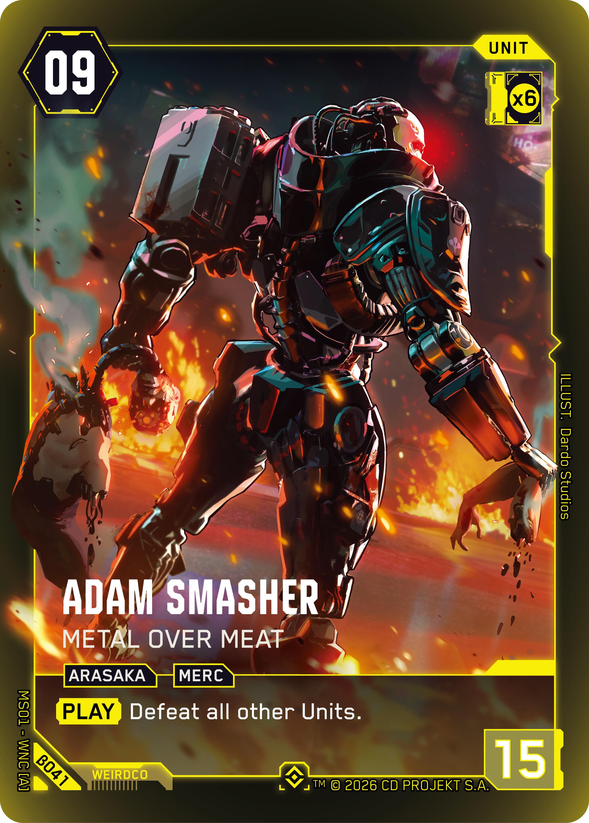 Adam Smasher - Metal Over Meat (Epic)